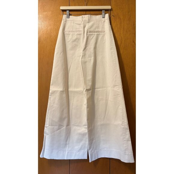 NWOT ZARA ECRU WIDE LEG PANTS, SIZE: SMALL - Picture 3 of 7